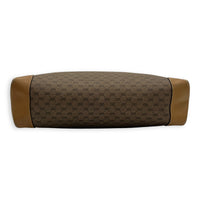 Gucci GG Tote Bag Brown in Coated Canvas, Gold hardware_5