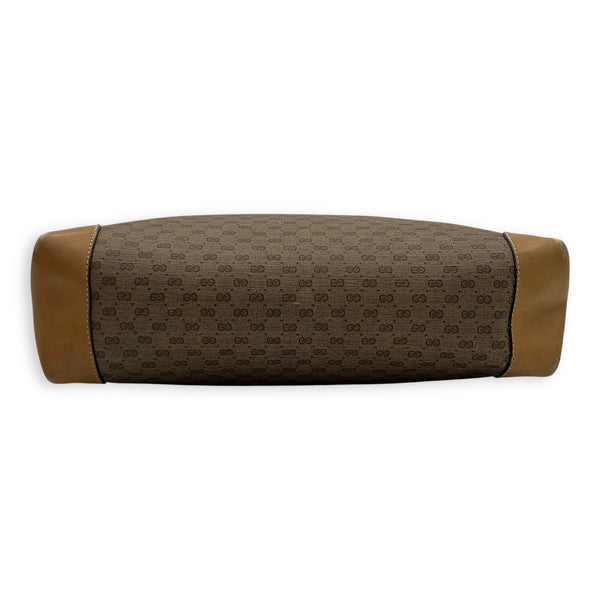 Gucci GG Tote Bag Brown in Coated Canvas, Gold hardware_5