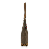 Gucci GG Tote Bag Brown in Coated Canvas, Gold hardware_4