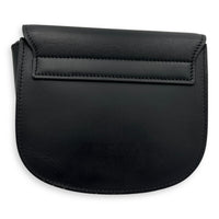 Kaia Crossbody Bag Black in Calfskin, Gold hardware