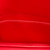 Bolide Red in Epsom, Silver hardware
