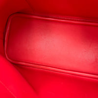 Bolide Red in Epsom, Silver hardware