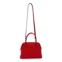 Bolide Red in Epsom, Silver hardware