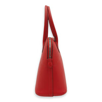 Bolide Red in Epsom, Silver hardware