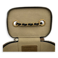 CC Vanity Bag Mini Black in Lambskin, Gold hardware