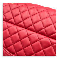 Urban Spirit Backpack Red in Lambskin, Gold hardware