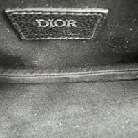 Saddle Shoulder Bag Blue in Jacquard, Silver hardware