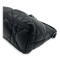 Nomad Black Pouch in Lambskin, Silver hardware