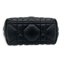 Nomad Black Pouch in Lambskin, Silver hardware
