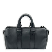 Keepall Top Handle Bag XS Black in Calfskin, black hardware