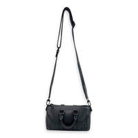 Keepall Top Handle Bag XS Black in Calfskin, black hardware