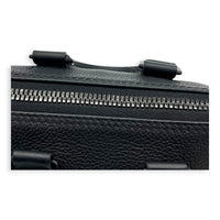 Keepall Top Handle Bag XS Black in Calfskin, black hardware