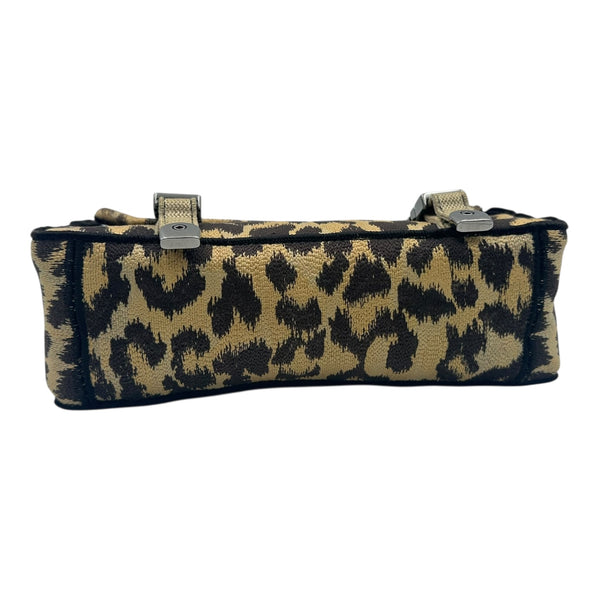 Diorcamp Shoulder Bag Beige in Canvas, Silver hardware