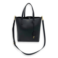 Shopping Toy Tote Bag Black in Calfskin, Gold hardware