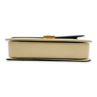 Solferino Crossbody Bag Black in Calfskin, Gold hardware