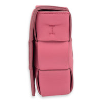 Cassette Crossbody Bag Pink in Calfskin, Silver hardware
