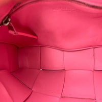 Cassette Crossbody Bag Pink in Calfskin, Silver hardware