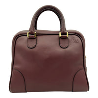 Amazona Top Handle Bag 75 Red in Calfskin, Gold hardware