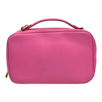 Utility Shoulder Bag Pink in Calfskin, Gold hardware