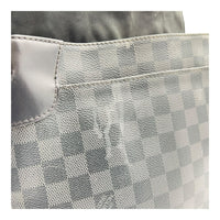 District Messenger PM Black in Coated Canvas, Silver hardware