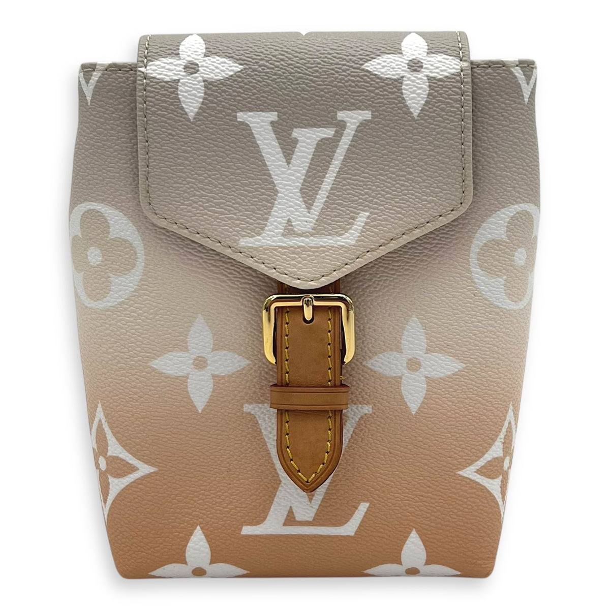 By The Pool Tiny Backpack Multi-colour in Monogram Coated Canvas, Gold hardware