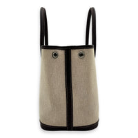 Garden Party 30 Brown Top Handle Bag in Canvas, Palladium hardware