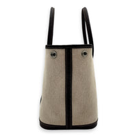 Garden Party 30 Brown Top Handle Bag in Canvas, Palladium hardware