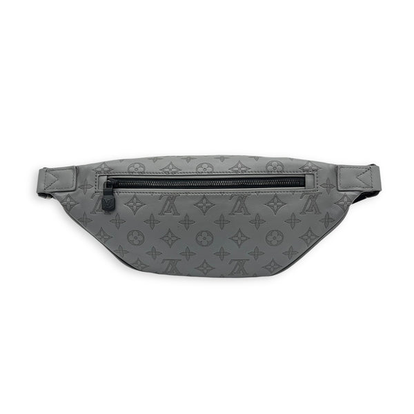 BumBag Belt Bag Grey in Monogram Shadow, Black hardware