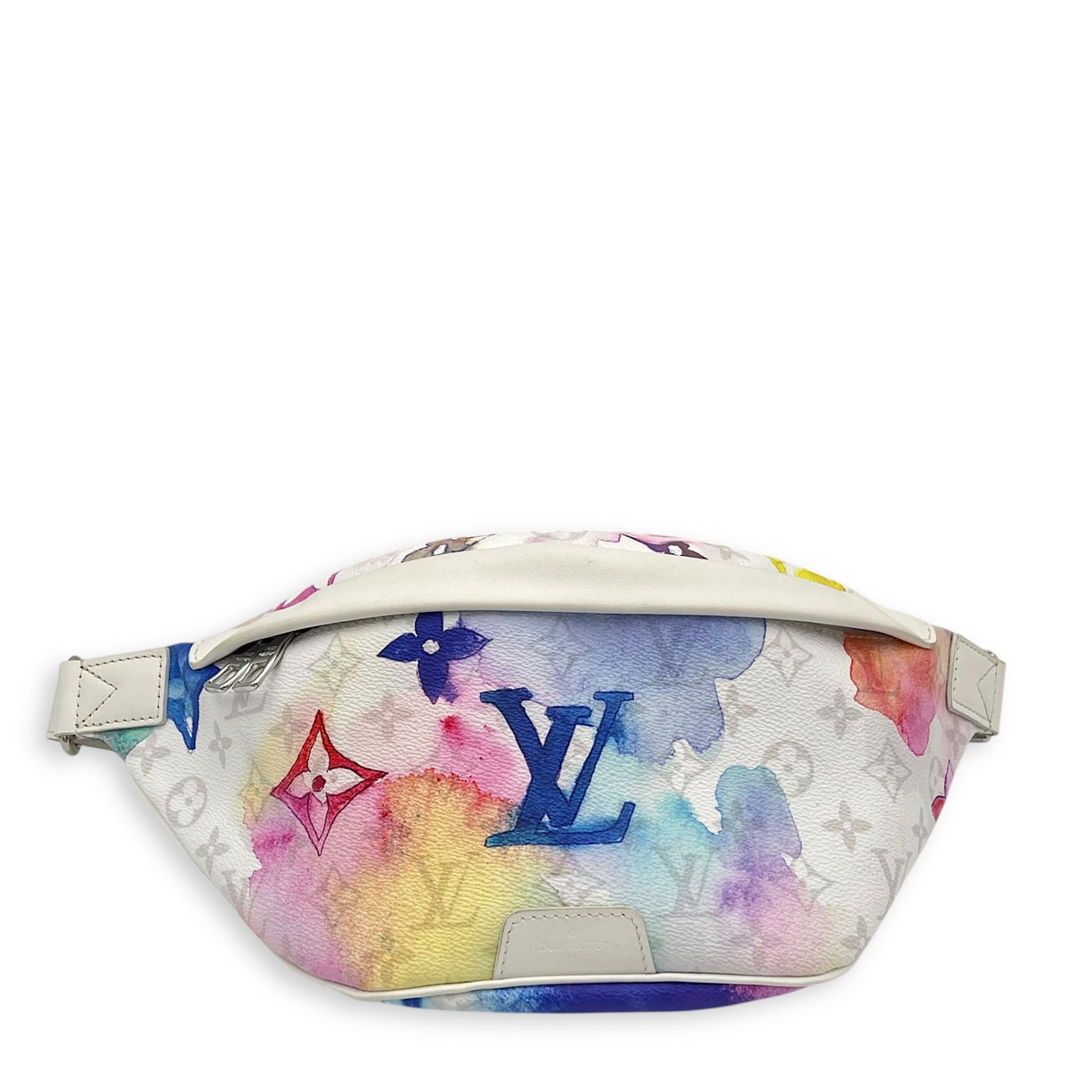 BumBag Belt Bag Monogram Water Colour in Monogram Coated Canvas, Silver hardware