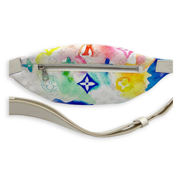 BumBag Belt Bag Monogram Water Colour in Monogram Coated Canvas, Silver hardware