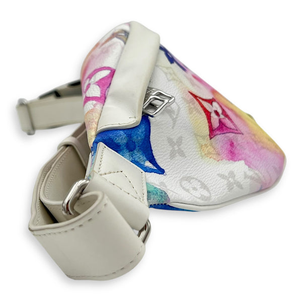 BumBag Belt Bag Monogram Water Colour in Monogram Coated Canvas, Silver hardware