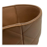 CC Tote Bag Beige in Calfskin, Gold hardware