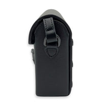 Horsebit 1955 Shoulder Bag Mini Black in Calfskin, Black hardware