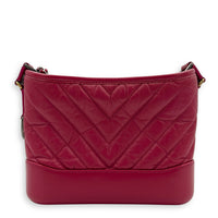 Gabrielle Small Pink Shoulder Bag in Calfskin, Mixed hardware