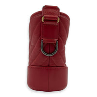 Gabrielle Small Pink Shoulder Bag in Calfskin, Mixed hardware