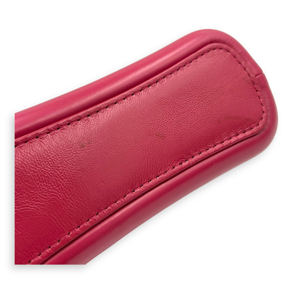 Gabrielle Small Pink Shoulder Bag in Calfskin, Mixed hardware