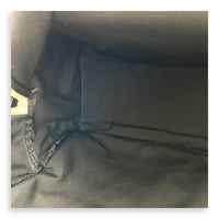 Oblique Backpack White in Canvas, Silver hardware