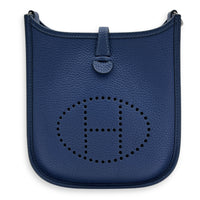 Evelyne Blue in Clemence, Silver hardware