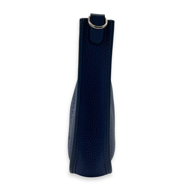 Evelyne Blue in Clemence, Silver hardware
