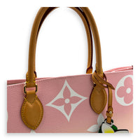 OnTheGo GM Multi-colour Tote Bag in Coated Canvas, Gold hardware