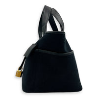 Picotin Cargo 18 Bleu Marine/ Caban Bucket Bag in Denim, Gold hardware