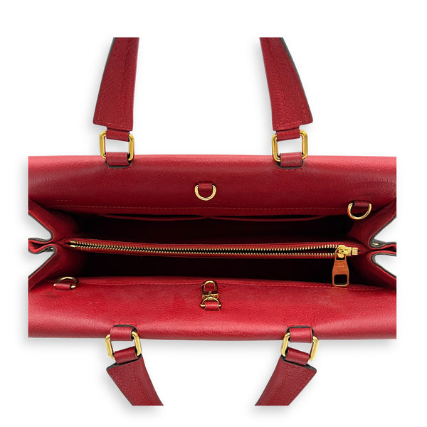 Venus Top Handle Bag Brown in Monogram Coated Canvas, Gold hardware