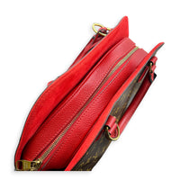 Alma Top Handle Bag B'N'B Brown in Monogram Coated Canvas, Gold hardware