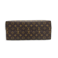 Alma Top Handle Bag B'N'B Brown in Monogram Coated Canvas, Gold hardware