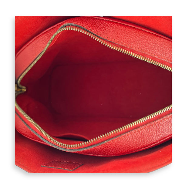 Alma Top Handle Bag B'N'B Brown in Monogram Coated Canvas, Gold hardware