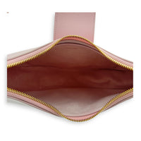 Ava Triomphe Shoulder Bag Pink in Calfskin, Gold hardware