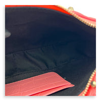 Le Cagole Shoulder Bag Mini Pink in Calfskin, Silver hardware