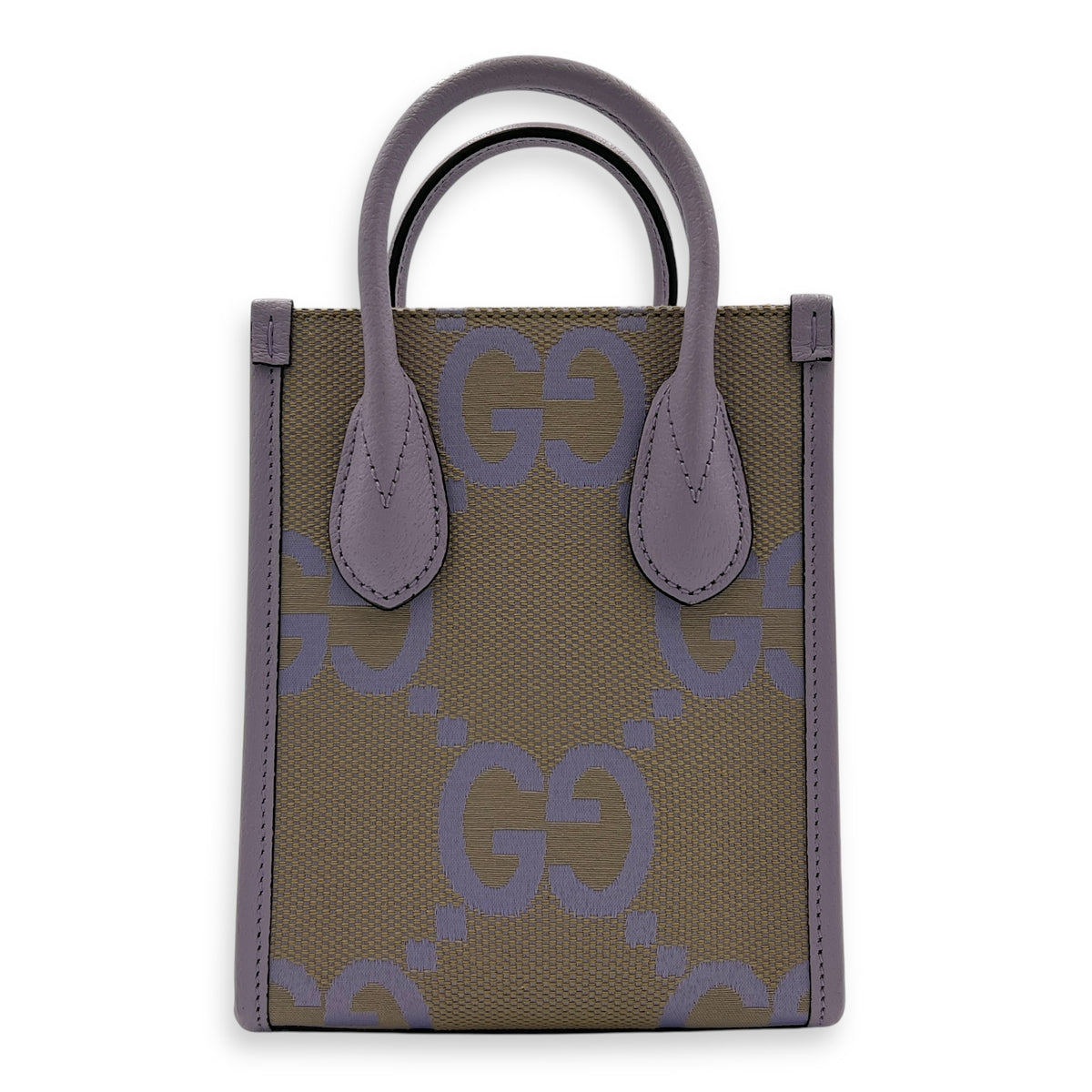 GG Mini Multi-colour Top Handle Bag in Canvas, Gold hardware