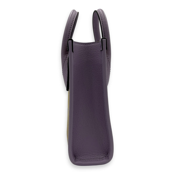 GG Mini Multi-colour Top Handle Bag in Canvas, Gold hardware
