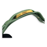 Baguette Shoulder Bag Multi-colour in Canvas, Gold hardware